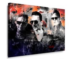 Impression sur toile tendue sur châssis Motif Depeche Mode – Images sur toile, images murales, posters, peintures pop art, tableaux décoratifs
