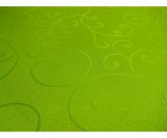 36 "Tissu damassé Lime Green Nappe Ronde - Accueil Arts de la Table de Noël