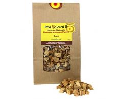 Encens en Grains Palo Santo Especial - Fumigation dencens Naturel au brasero et au Charbon de Bois - Arôme à parfumer la Maison, lâme, lenvironnement - 200 GR