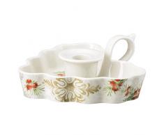 Hutschenreuther 02470-725692-24865 Bougeoir Coeur avec Anse Porcelaine Multicolore 18 x 18 x 9 cm
