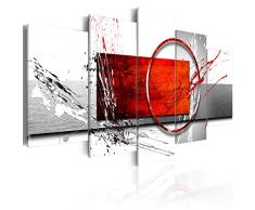 Impression sur toile 200x100 cm - 3 couleurs ? Choisir - 5 Parties - Image sur toile - Images - Photo - Tableau - abstraction a-A-0012-b-n 200x100 cm