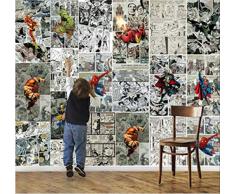 Marvel Comics Papier peint 3D papier peint pour murs Mural Enfants Chambre Room Decor TV décor mural fond décran Super Hero Wallpaper