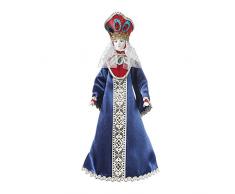 Poupée en Porcelaine Faite à la Main dans Un Costume Folklorique Traditionnel Russe 29 cm 23-10