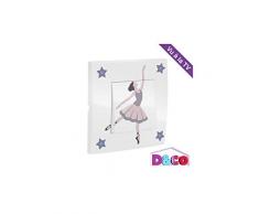 Interrupteur décoré : Danseuse étoile