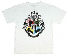 HARRY POTTER Grands Garçons Poudlard Cimier Les Paillettes T-Chemise (X-Large)