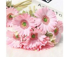 WSLDDD Chrysanthème Artificiel Fleur De Gerbera Artificielle Décoration De La Maison Bouquet De Mariage Rose