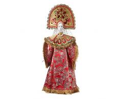 Poupée en Porcelaine Faite à la Main dans Un Costume Folklorique Traditionnel Russe 33 cm 22-10