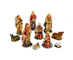 Santons VBS, 10 pc, env. H 1,5-7 cm