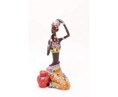 GEMME Statuette Femme Africaine Assise
