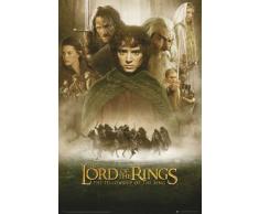 Empire 498670 Affiche du Film Lord of The Rings Fellowship of The Ring en Anglais 61 x 91,5 cm