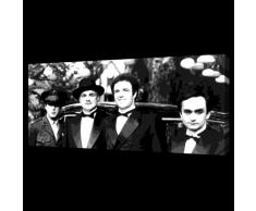 Le Parrain famille Corleone Portrait Pop Art Style Peinture huile 40 x 16 pièces Peint à la main Art de, pas un revêtue, ou Imprimé Toile Poster. Ce est une superbe Version d'une scène de la classique de cinéma moderne.