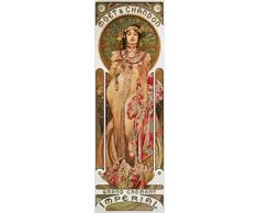 Alphonse Mucha Papier Peint Photo/Poster - Moët Et Chandon, 1899, 1 Partie (250 x 79 cm)