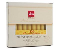 Eika Nova Bougie de Noël - 100 % cire dabeille