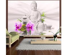 Papier peint intissé ! 300x210 cm - Top vente ! Papier peint ! Tableaux muraux déco XXL Bouddha b-A-0011-a-c