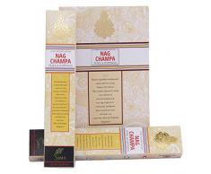 SVATV Nagchampa :: Bâton dencens Masala roulé à la main fabriqué en Inde, lot de 2, 15 g