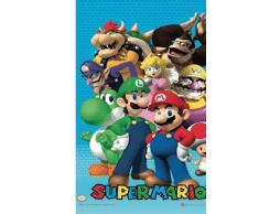Poster 3D, les stars de Super Mario (29,7cm x 42cm)