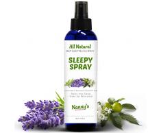 Spray Sommeil Profond 100% Naturel Brume dOreiller | Spray pour Dormir Lavande et Patchouli | Sans Danger pour les Enfants et les Adultes | 125 ml