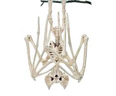 Horrible Halloween Bat Bat Squelette Simulation Squelette Chauve-Souris Lifelike Os Halloween Décorations dhalloween Props Animaux Squelette pour Halloween Décoration (Chauve-Souris)