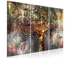 murando Impression sur Toile intissee Gustav Klimt 120x80 cm 3 Pieces Images Photo Tableau Motif Moderne Decoration tendu sur Chassis Arbre Abstrait l-A-0034-b-e