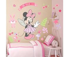Kibi Stickers Muraux Mickey Stickers Muraux Minnie et Mickey Stickers Muraux Enfants Mickey Stickers Muraux Chambre Bébé Autocollants Mickey Mouse Autocollants Enfants Mickey