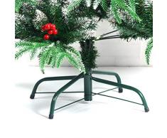 kati-way Pied de Sapin de Noël Support Arbre de Noël en Fer Pliant pour Mâts de Drapeau Dâtons de Ballon (1pc)