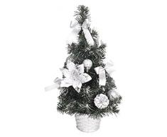 Foret EnchantÃ©e 5VRD156AG Sapin de Table DÃ©core Argent 40 cm
