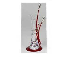Vase soliflore rouge 29 cm