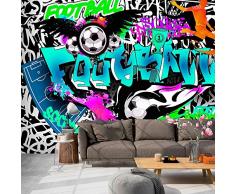 Papier peint intissé 350x245 cm - 3 couleurs au choix - Top vente - Papier peint - Tableaux muraux déco XXL Graffiti i-A-0111-a-c