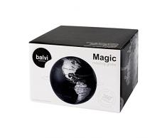 Balvi Globe terrestre Magic Couleur noir Giratoire 360º Plastique PS 14cm