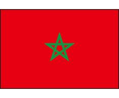 Durabol Drapeau de Maroc 150 x 90 cm Satin Double Piqué