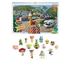 Disney Pixar Toy Story 4 Calendrier de lavent, 15 mini-figurines et des surprises, pour enfants dès 3 ans, GKT88