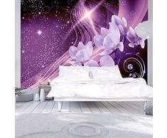 Papier peint intissé 250x175 cm - 3 couleurs au choix - Top vente - Papier peint - Tableaux muraux déco XXL - fleurs b-A-0237-a-d