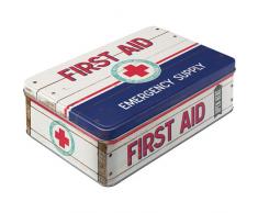 Nostalgic-Art 30721 Pharmacy First Aid II Boîte de Rangement pour nécessaire de Pharmacie Format Plat