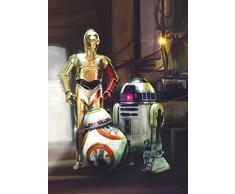 Komar Papier peint photoStar Wars Three Droids, 1 pièce, multicolore, sd447