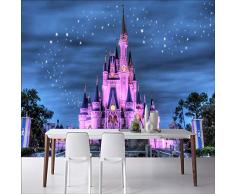 Fantasy Starry Sky Château 3d Papier Peint Enfants Chambre Restaurant Moderne Intérieur Décor Mural Papel De Parede (H) 200 * (W) 140cm un