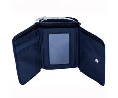 le portefeuille de grands luxe femmes avec beaucoup de compartiments // Q05670679 Trou papier chat peinture abstraite // Purse Wallet