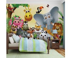 Papier Peint Photo Mural 693P4 - Collection Animaux/Faune - XL - 254cm x 184cm - 2 Part(s) - Imprimé sur 115g/m2 papier mural
