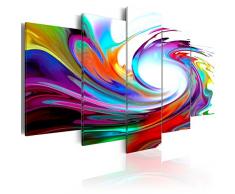 BD XXL murando Impression sur Toile intissee 200x100 cm cm 5 Pieces Image sur Toile Images Tableau Motif Moderne Decoration tendu sur Chassis Abstrait 020101-234
