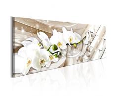 murando - Impression sur toile - 120x40 cm - Image sur toile - Images - Photo - Tableau - motif moderne - Décoration - tendu sur chassis- b-B-0144-b-b Orchidea Fleurs Abstrait