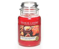 Yankee Candle bougie jarre parfumée, grande taille, Souvenirs de Noël, jusquà 150 heures de combustion