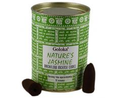 Goloka Encens Backflow Cônes - Natures Jasmine