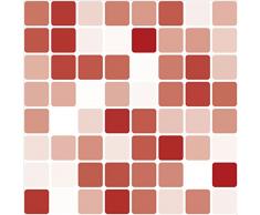 Autocollants de transfert pour carrelage mosaïque 149 mm (Lot de 8)-Pour salle de bain/cuisine