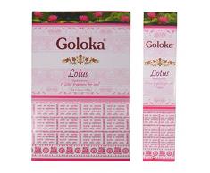Encens Goloka 12 boîtes Parfum Lotus Bâtonnets dencens indien