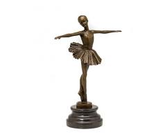 aubaho Statuette en Bronze après Degas réplique Copie Ballerine Style Antique (g)