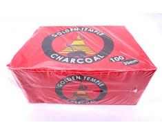 100 Tablettes de charbon 33 mm pour encens en grains