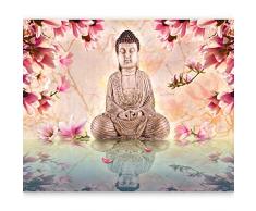 murando Papier peint intissé 300x231 cm Décoration Murale XXL Poster Tableaux Muraux Tapisserie Photo Trompe loeil -Buddha 10040907-48