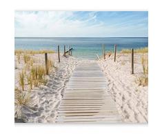 murando Papier peint intissé 400x280 cm Décoration Murale XXL Poster Tableaux Muraux Tapisserie Photo Trompe loeil paysage nature mer plage c-A-0054-a-b