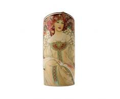 John Beswick Mucha Art Nouveau Silhouette dart Vase Multicolore 23,5 x 10,5 cm