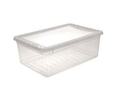 keeeper Boîte de Rangement avec Système Air Control, 39 x 26,5 x 14 cm, 11 l, Bea, Transparent