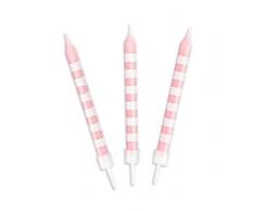 ScrapCooking 0351 Rayures Set DE 12 Bougies Paraffine Multicolore 17 x 6 x 1,5 cm